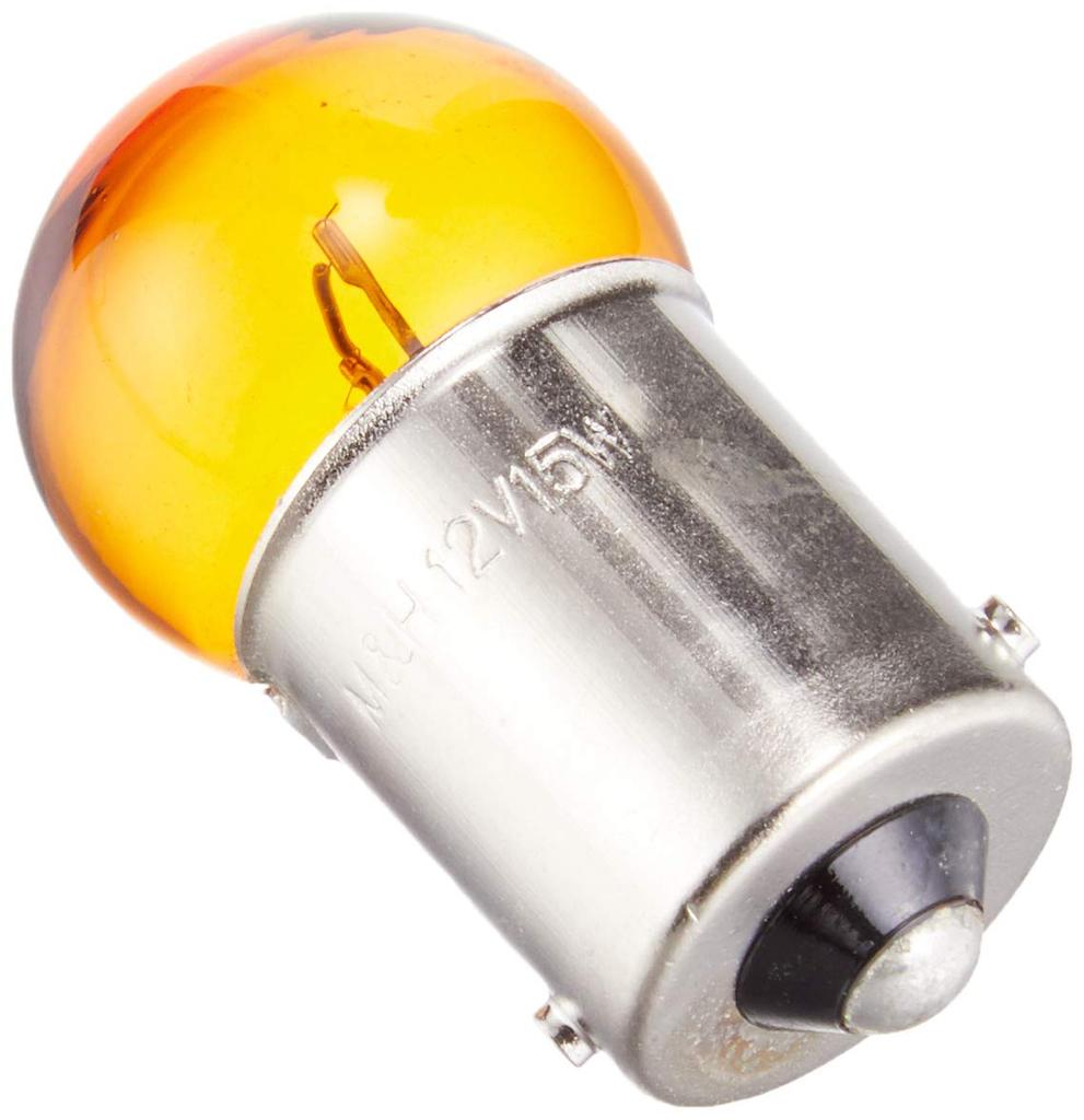 M&H Matsushima 15W Orange G18 BA15S 1P5109OR Light Bulb