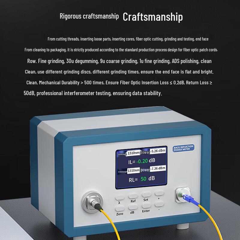 BYNET Telecom-Grade Single-Mode Duplex Fiber Optic Patch Cable
