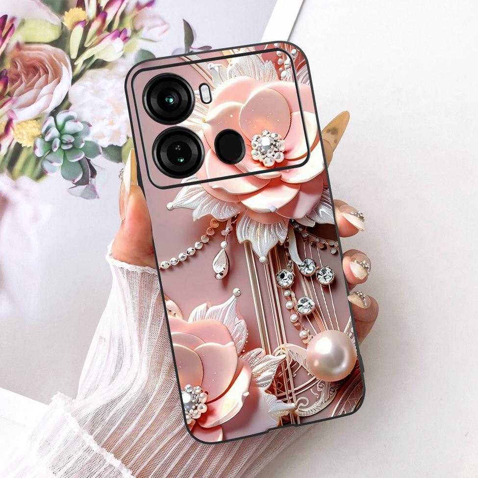 Чехол для ITEL P40 Чехол P662L Силиконовый Милый Кот Модный Забавный Расписной Funda Для P40 ITEL P 40 Корпус Телефона