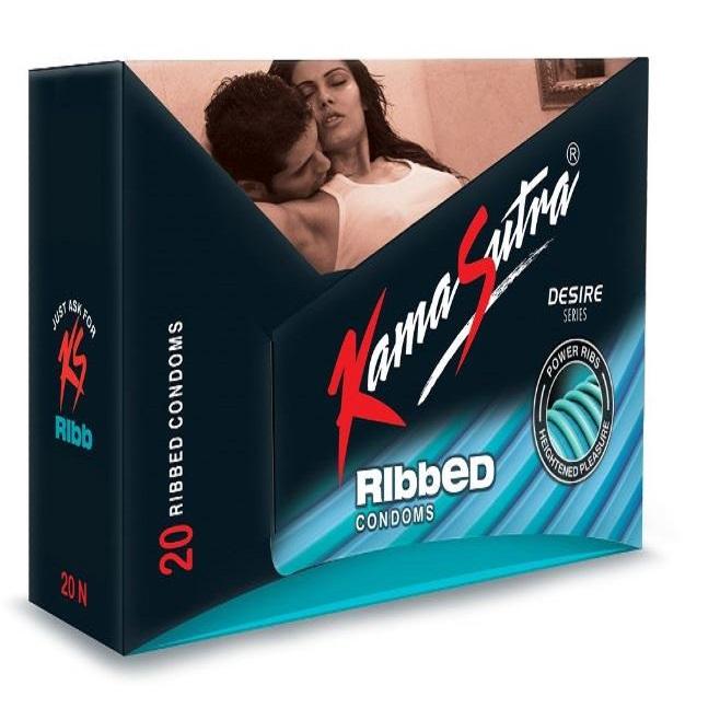 KamaSutra Desire Series Презервативы для мужчин - 20 шт. (ребристый)