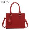 Women's Red Handbag, Diagonal Span, Can Be Used As a Wedding Bag