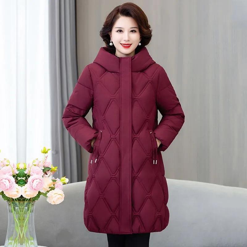 Snow Wear Winter Coat for Women Down Jacket Warm Thicken Casual Loose Hooded Winter Jacket Long Parkas Overcoat