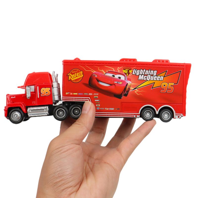 Нетоксичный 8/13/15 шт. Подарочная коробка Pixar Cars Металлические литые модели Молния МакКуин, Мэтр, Джексон Шторм, Грузовик, Машинка, Игрушка, Детские Рождественские Игрушки