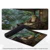 Japanese Zen Hermit Frog Mouse Pad Non-Slip Mat Xxl Large Gamer Keyboard Deskmat Computer Mousepad Lotus Sakura Bamboo Garden