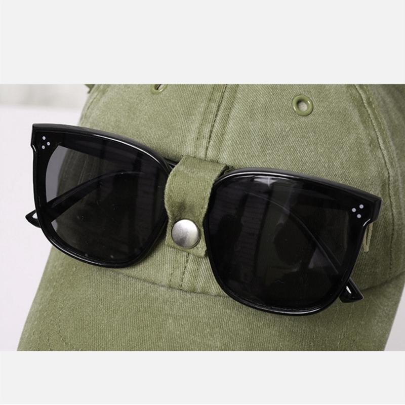 Бейсболка с кошачьими ушками и декором в виде солнцезащитных очков, регулируемая кепка для взрослых, для лета, для велоспорта на открытом воздухе, шляпа для пеших прогулок для подростков, мужчин