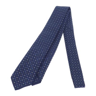 M76844 Галстук Monogram темно-синий шелковый мужской