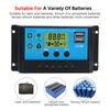 10A 20A 30A 40A 50A 60A Двойной USB 5V Выход Регулятор Аккумулятора Солнечной Панели PWM ЖК-Дисплей Контроллер Заряда Солнечной Энергии Домашние Аксессуары 12V 24V