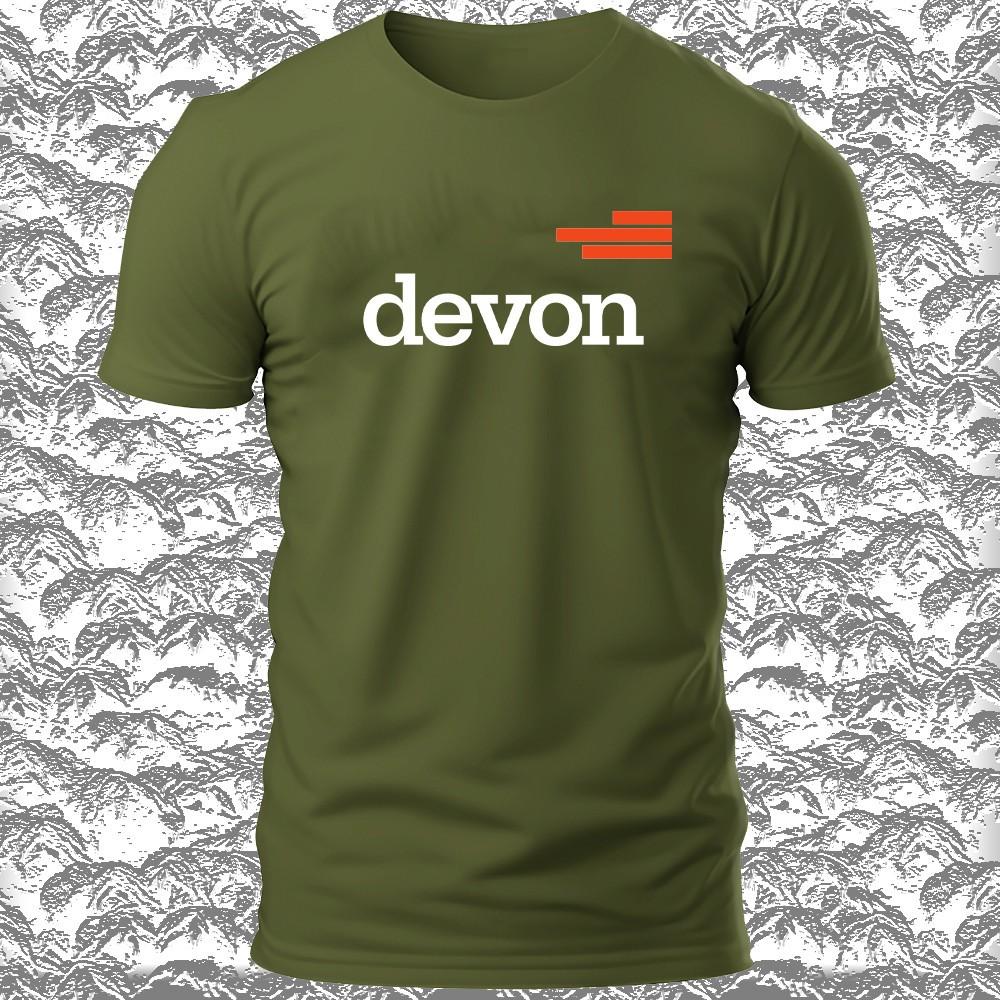 Новая забавная мужская футболка Devon Energy с логотипом, размеры S-5XL, сделано в США, унисекс