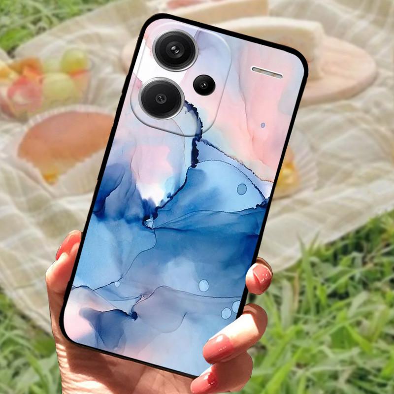 Для Xiaomi Redmi Note 13 Pro Plus Чехлы Мягкий ТПУ Мраморная Задняя Панель Телефона На Redmi Note13 Pro+ Силиконовый Чехол Note13Pro Plus 5G Funda