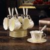Европа набор кофейных чашек Золотой декор Британский нежный Фарфоровый Чайный Сервиз Керамический Чайник набор чайник кофейная чашка Вечеринка послеобеденного чая