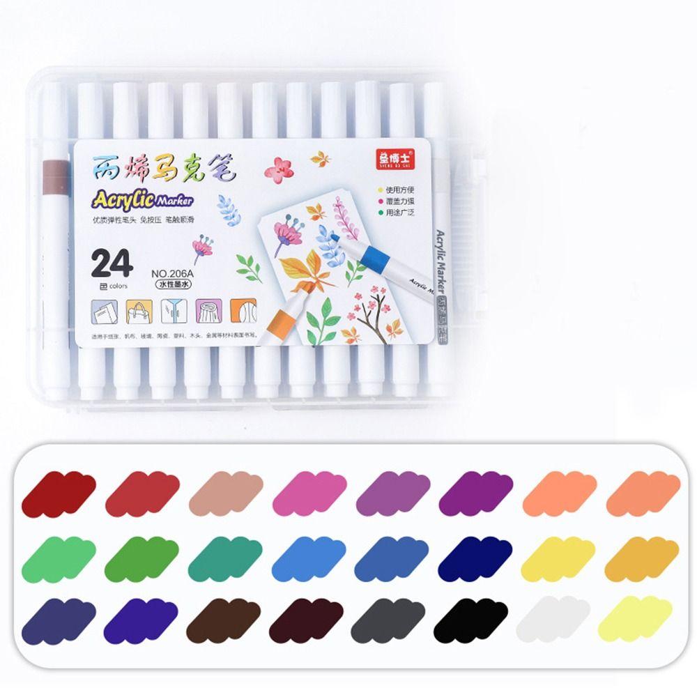 Рисование, художественная живопись, маркеры, ручки, водонепроницаемые многоцветные маркеры, набор ручек-кистей, товары для рукоделия