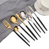 16Pcs Cutlery Luxury Golden Flatware Set, Stainless Steel Kitchen Dinner Spoons,Dinner Spoon Forks, Dinner Knives Silverware