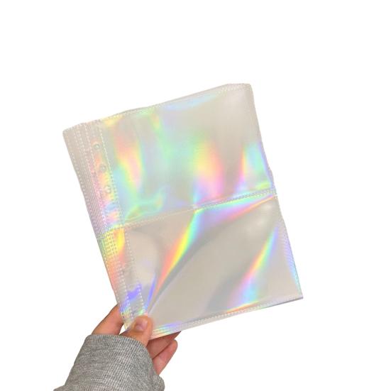 10 листов вложенных листов формата А5 прозрачные водонепроницаемые конверты для фотокарточек Idol Photo