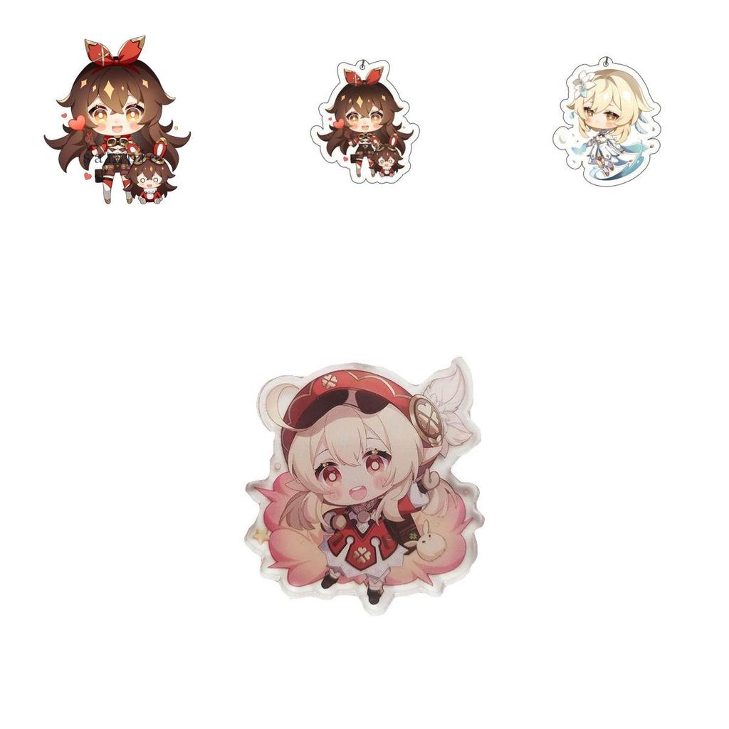 Оригинальный чехол для игрового персонажа Genshin Impact Акриловый милый брелок-шарм для фанатов