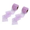 2pcs Shiny Appearance Glitter Tulle Rolls Easy Use Netting Fabric Rolls  For DIY Crafts