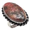Rhodonite Gemstone Handmade Silver Jewelry "8"