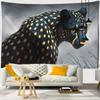 Гобелен с изображением животных, настенный гобелен с изображением тигра и леопарда, психоделический тайный декор для спальни, гостиной