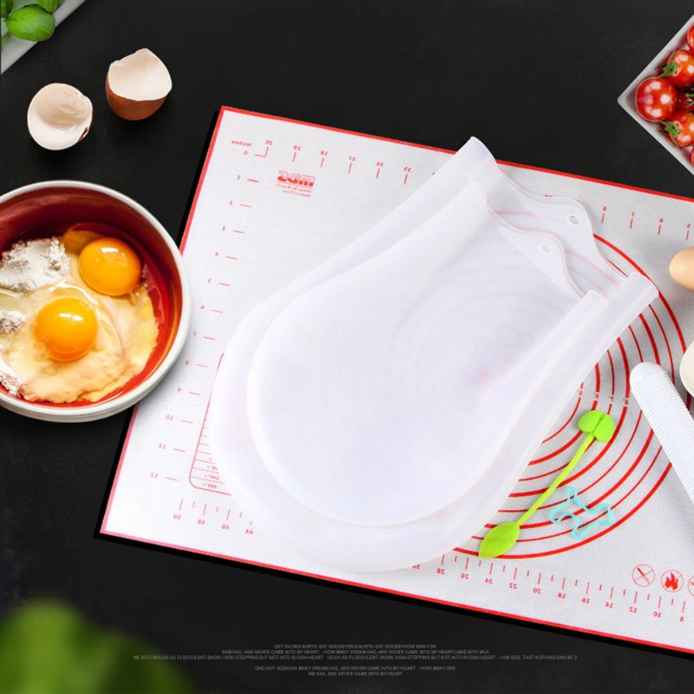 Preservation Multifunction Non-Toxic Silicone Flour Mixing Bag Baking Tool Kneading Bag Dough Mixer