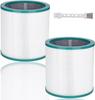 Сменный фильтр для очистителя воздуха Laukowind TP02 для всех моделей Dyson Pure Cool Link AM11 Tower Purifier Номер детали TP01, TP02, TP03, BP01, 968126-03