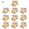 10 шт. Золотая корона маникюрные украшения для ногтей ослепительные стразы стиль ремесло аксессуары для