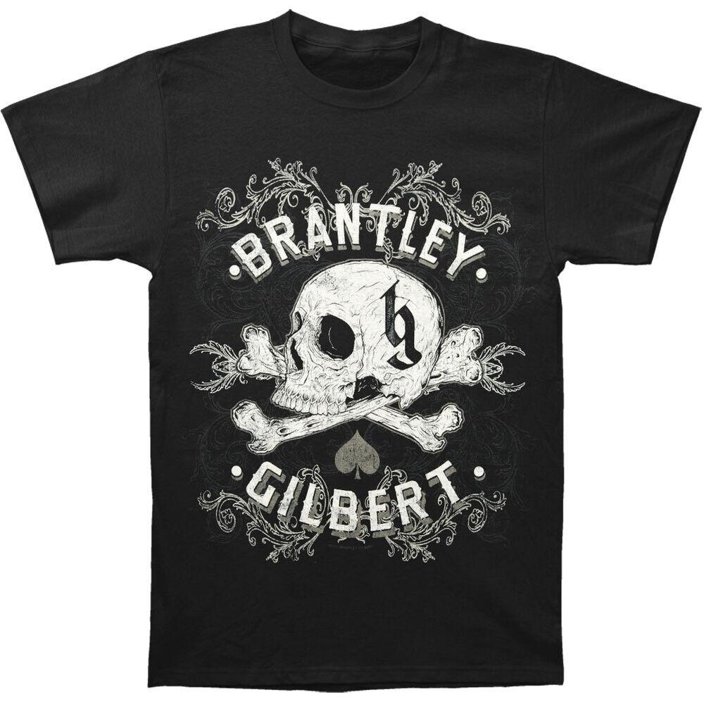 Черная футболка унисекс Brantley Gilbert Ornate Skull T