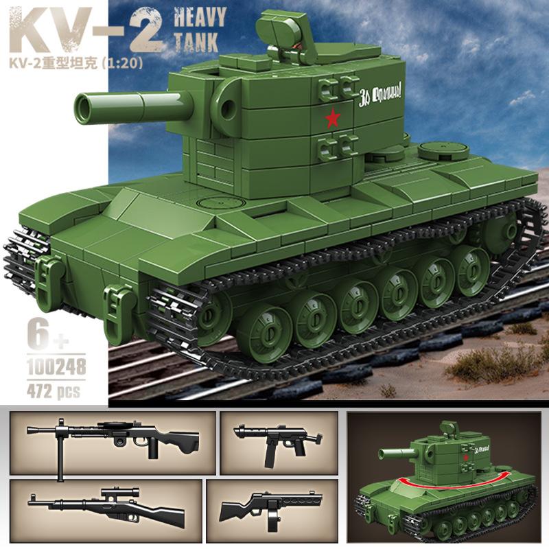 US Army Military World War WW2 M4 Sherman 75 Medium Tank Building Blocks Stuart Tank Bricks Educational Toys designed for Kids Gift