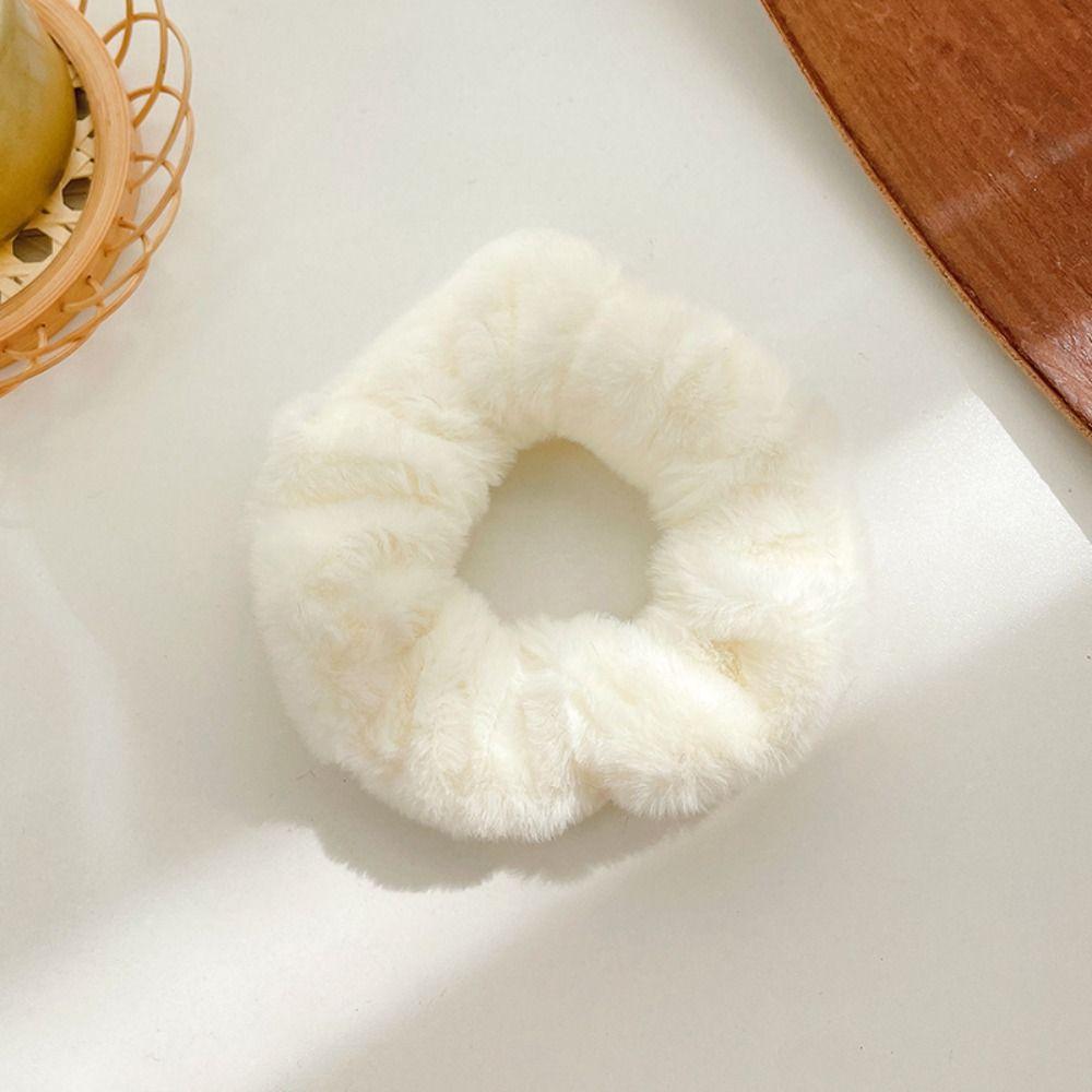 Большой корейский плюшевый пучок для волос, петля, кудрявая оборка, новая резинка для волос, шарм и красота