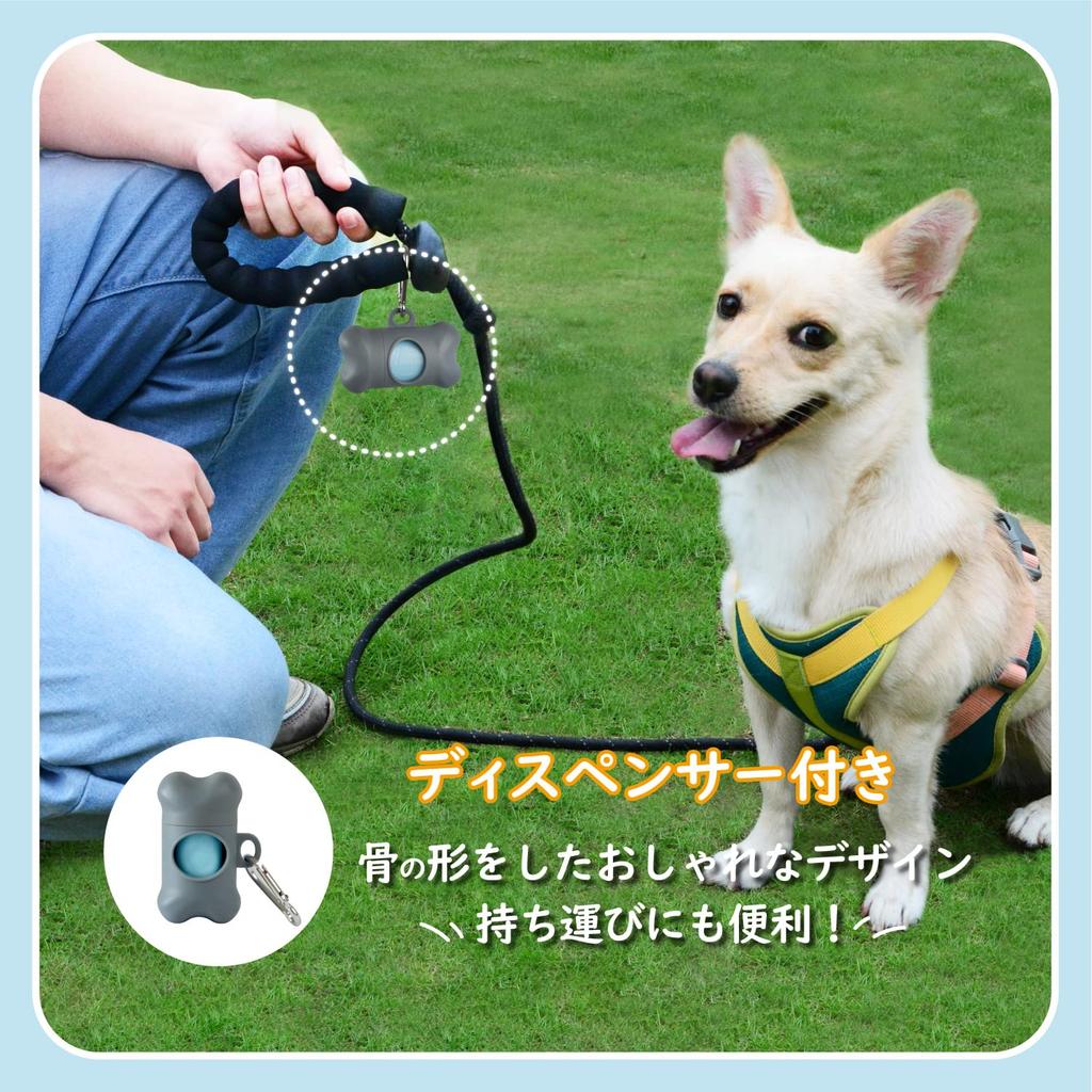 Deefre Dog Poop Disposal 375 SS Size with Poly Perfect for Car and Cat Portable and Easy To Carry Bags, Count, (17.5x27cm), Dispenser, Unscented,