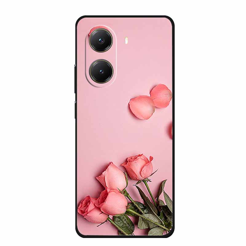 Чехол для Poco X7 Pro X 7 Pro Черный силиконовый мягкий чехол для телефона Для Xiaomi Redmi Turbo 4 Pro Задняя крышка Чехол Turbo4 Pro Funda