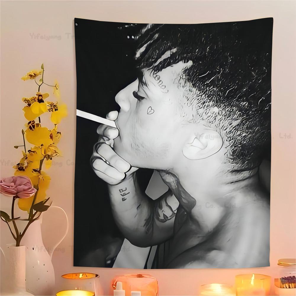 Хип-хоп ZXXXTentacion Аниме Гобелен Дешевый Хиппи Настенный Ковер Бохо Настенные Гобелены Мандала Домашний Декор