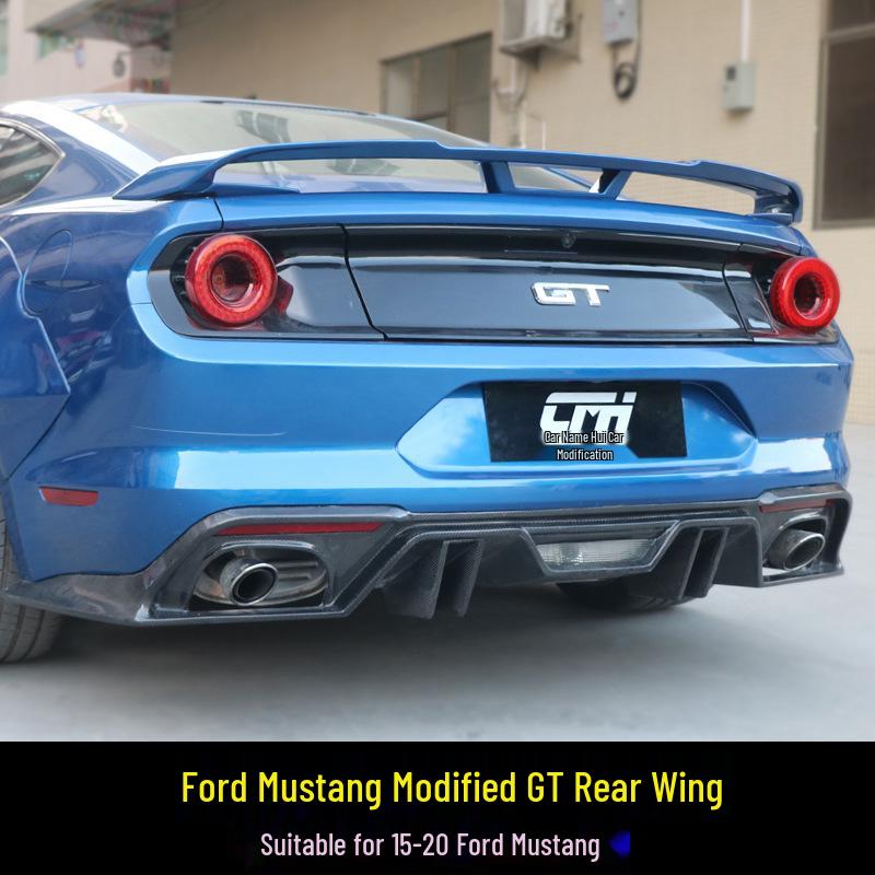 15-23 Ford Mustang GT Trunk Spoiler: ABS Tail Wing