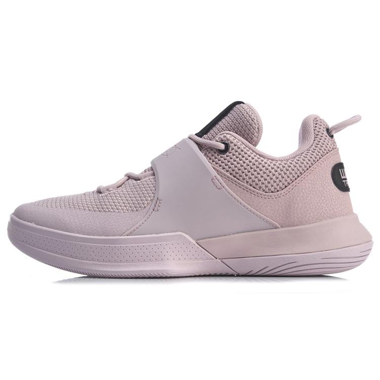 Li Ning Way Of Wade Тренировочные Баскетбольные Кроссовки с Амортизацией и Поддержкой, Низкие, Мужские, Светло-Розовые ABCP023-2