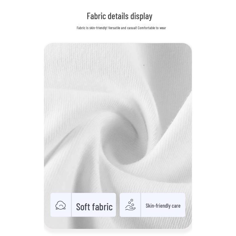 100% Pure Cotton Boys' Long-Sleeve Round Neck T-Shirt - Autumn Loose Fit for Children