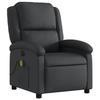 VidaXL Fauteuil de Massage Inclinable Électrique, Chaise de Relaxation avec Dossier et Repose-pied Réglables, Siège de Salon 3204258