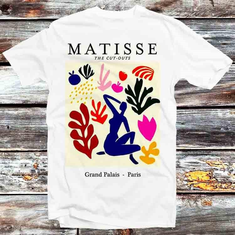Matisse Grand Palais Paris The Cut Outs Exhibit T Shirt Mens Womens Tees Top B1400