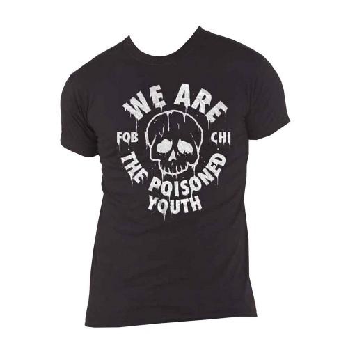 Fall Out Boy Хлопковая футболка унисекс для взрослых Poisoned Youth