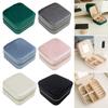 Multi-functional Travel Jewelry Organizer Gift Case Flannel Jewelry Box Storage Box Display Box