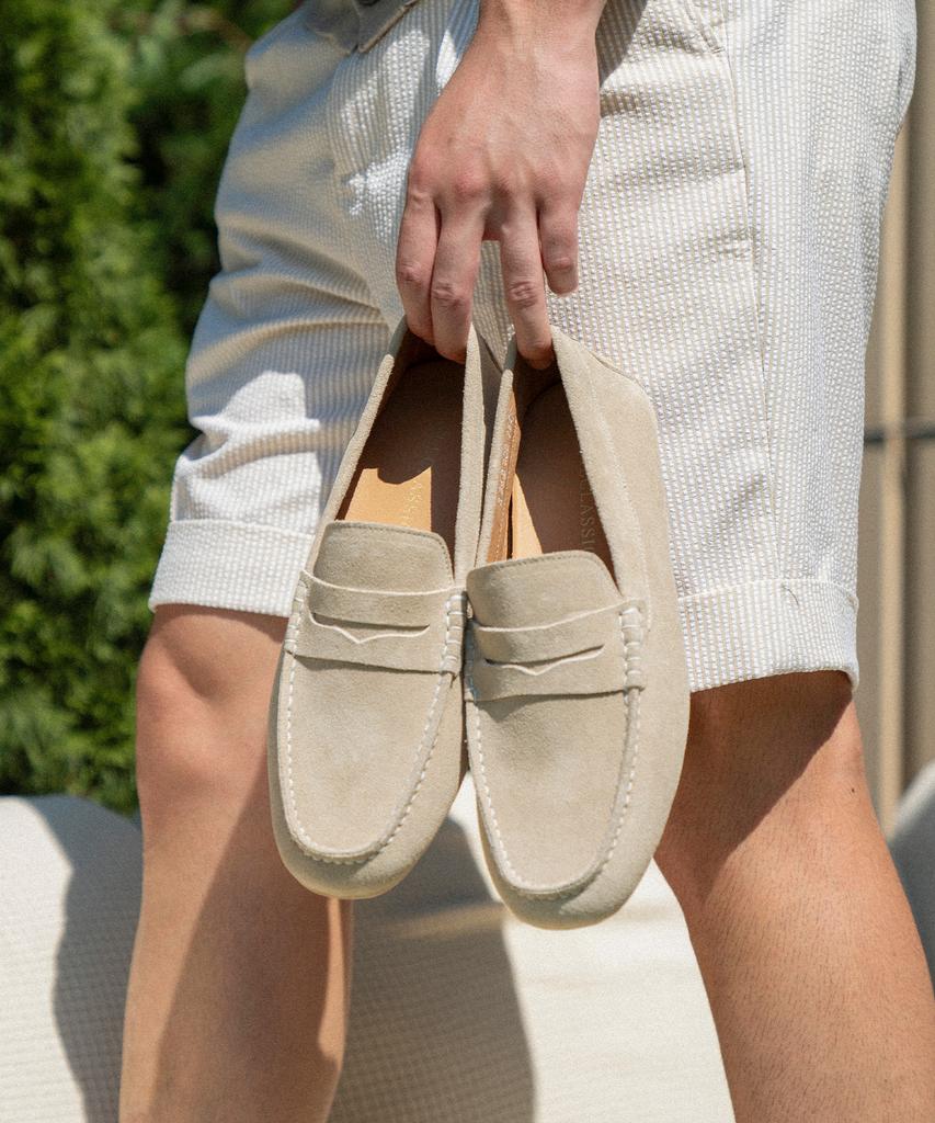 Allclassic Alc600 Penny Driving Shoes_Ivory