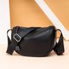 Leather Women'S Bag Simple Soft Leather Bag Temperament Messenger Bag Fashion Shoulder First Layer Cowhide Solid Color