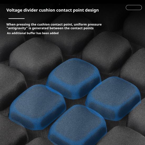 Подушка сиденья мотоцикла Дышащая подушка из EVA-резины и губки Подушка для езды на дальние расстояния Дорожная амортизирующая подушка сиденья