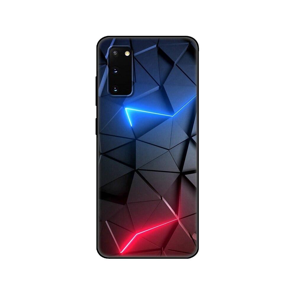 Чехол для Samsung Galaxy S20, чехол для Samsung S20 PLUS S20 Ultra S20 FE, силиконовый чехол из ТПУ, чехлы для телефонов GalaxyS20 S 20 + черный чехол из ТПУ