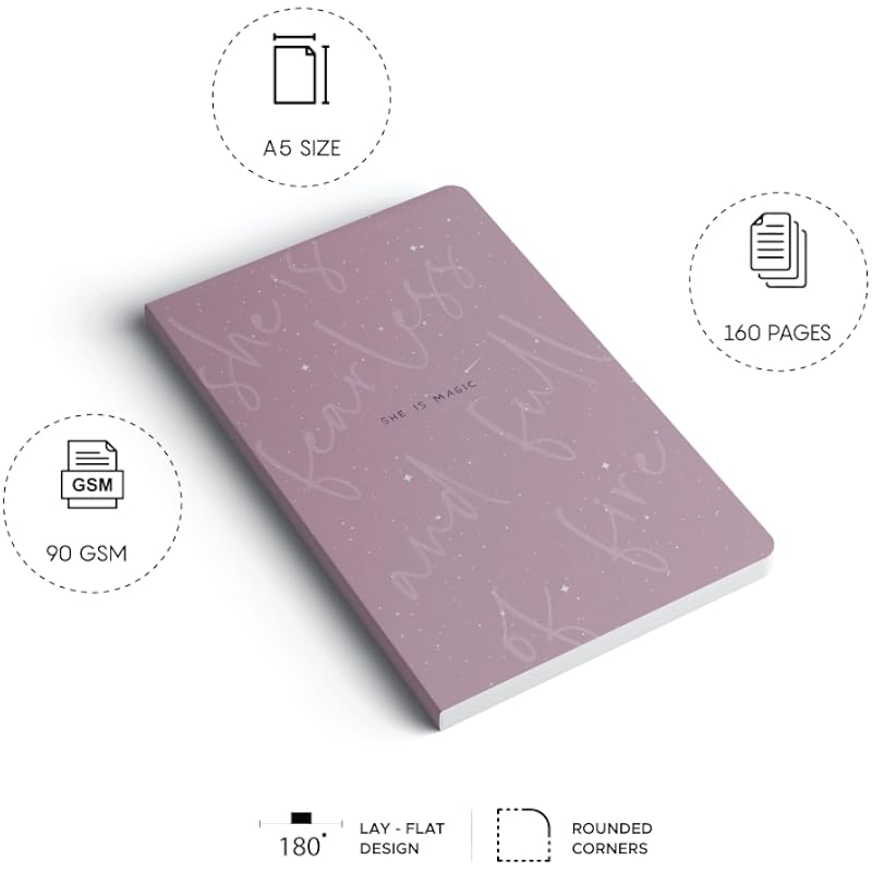 Блокнот A5 Factor Notes: В линейку | 90 г/м² | 160 страниц (Бесстрашный)
