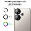 Маленький чехол F6 F 6 6F PocoF6 Pro Matel Ring + защитное стекло для камеры Xiaomi Poco F6 Pro 5G 2024, новое стекло объектива