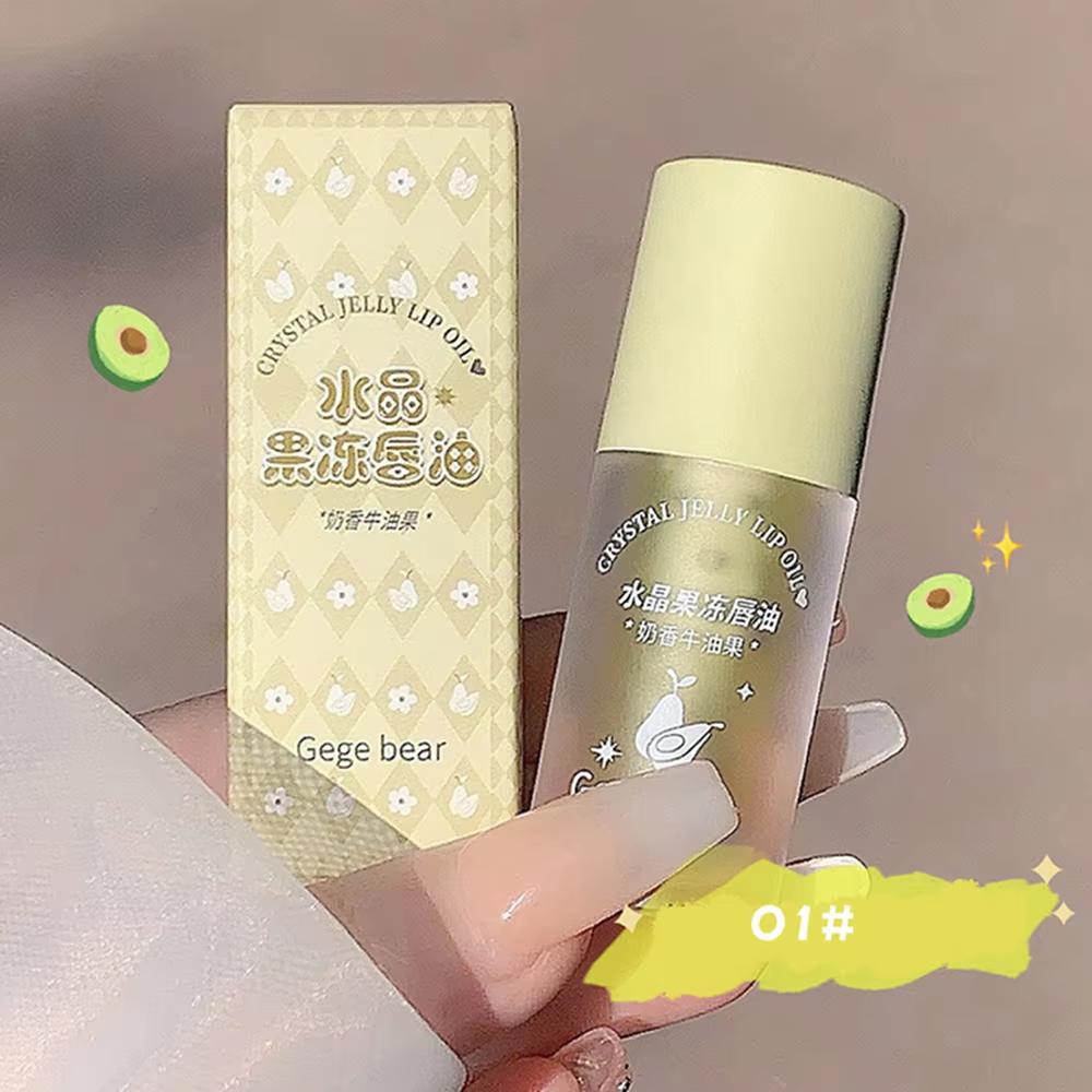 Gege Bear Crystal Jelly Fruit Lip Oil Peach Vinage Avacado Увлажняющий Питательный И Осветляющий Линия для Губ