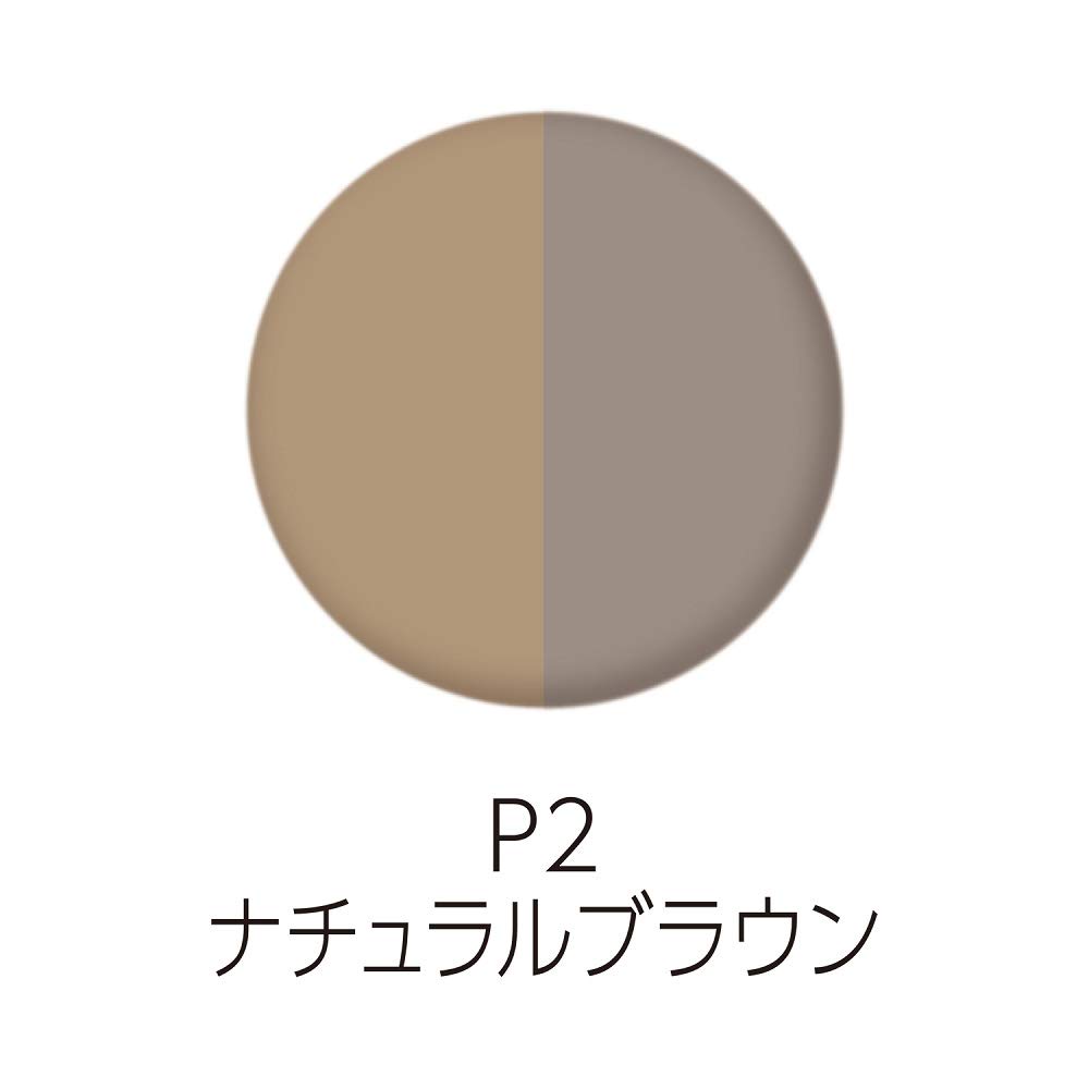 CEZANNE Пудра для бровей P2 Natural Brown 2.0g Пудра для бровей Soft Fine Powder с наконечником и кисточкой Natural Brown Gram (х 1)