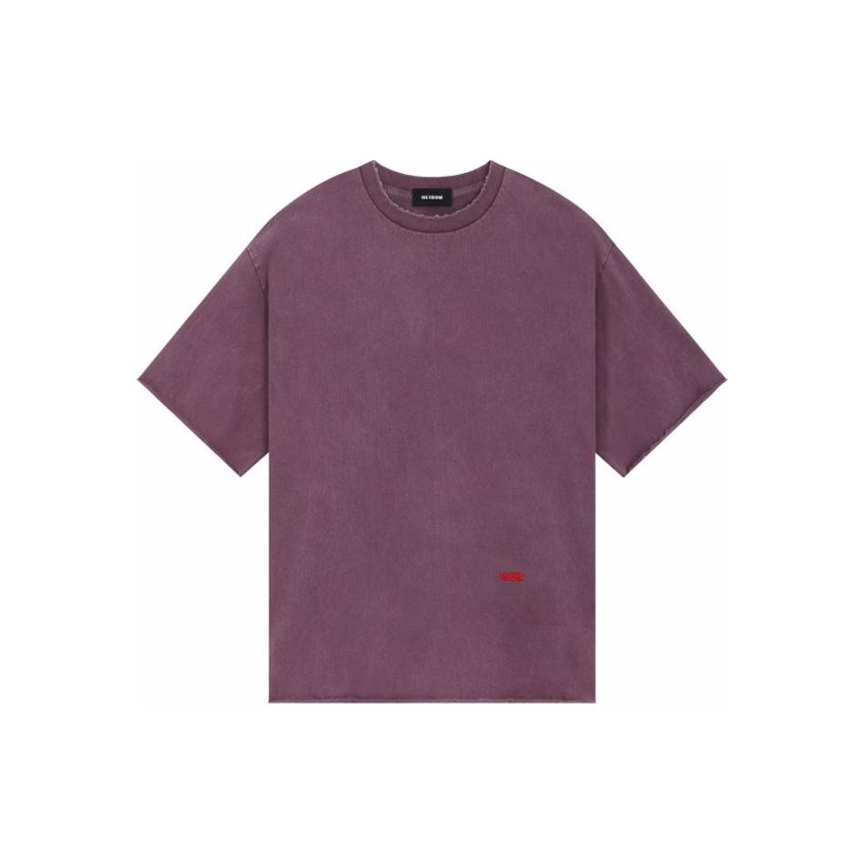 WE11DONE SS24 T Shirt Unisex Purple WD-TT1-24-767-U-WN