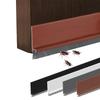 Door Seal Draft Stopper with Brush Reduce Noise Rubber Door Sweep Breeze BlockerInsect Proof Dust Proof and Sound Proof Seal