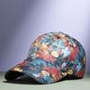 The New Heat Transfer Printing Flower Baseball Cap Personality Trend of Men and Women Models Outdoor Sun Hat Fashion Versatile Hat