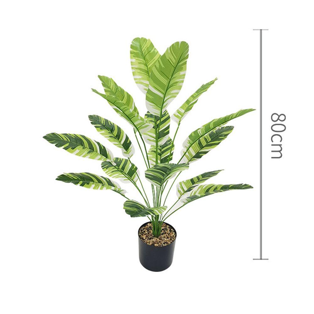 12/18/24 Листья Искусственные банановые растения Листья Поддельные пальмовые листья Растения Украшение рабочего стола в офисе