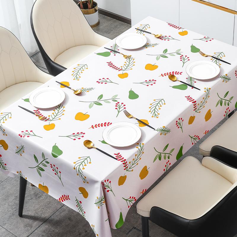 Маленькие свежие стильные бытовые скатерти для украшения стола в гостиной, прямоугольная водонепроницаемая и маслостойкая скатерть